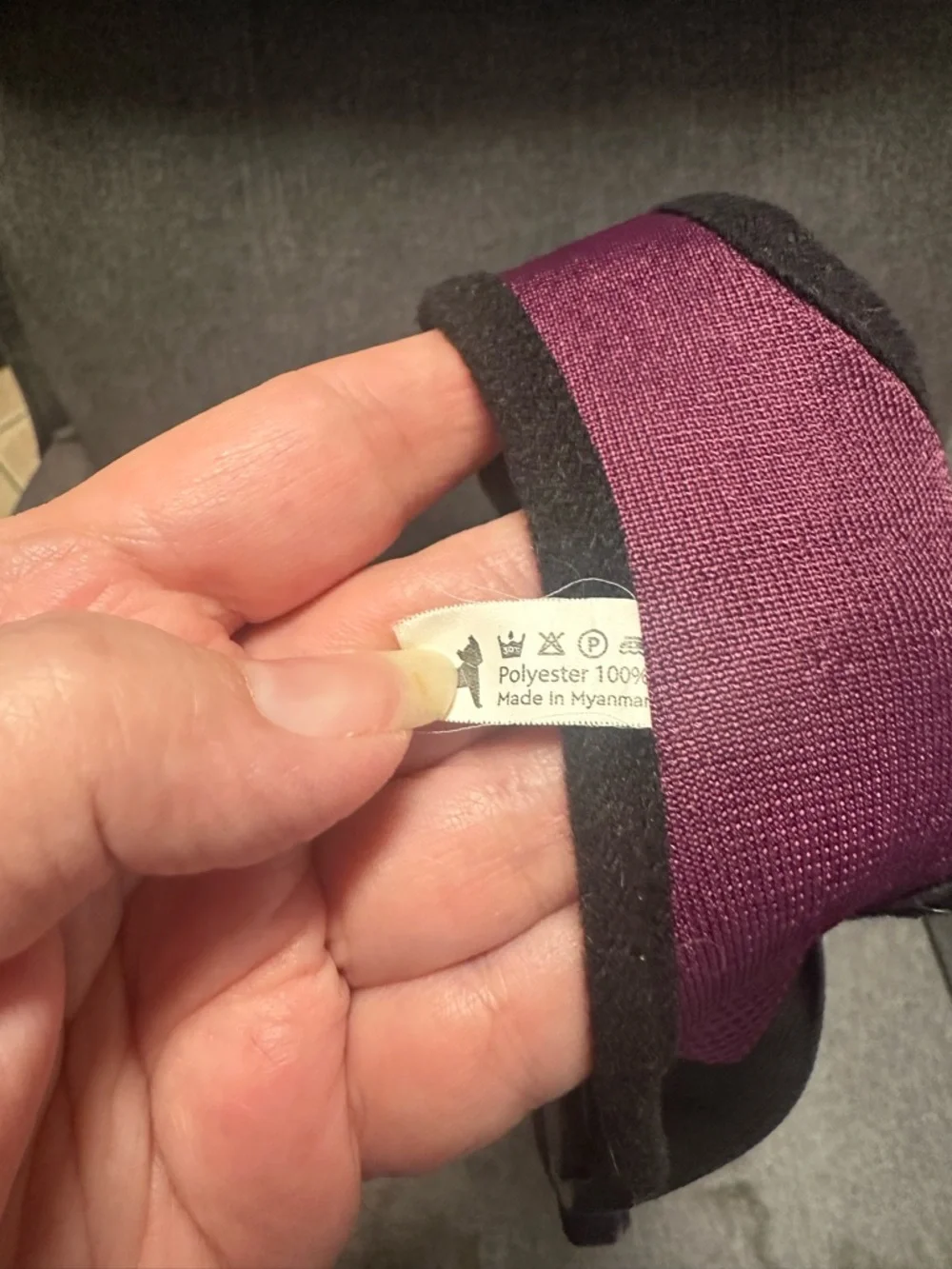 Gooby Purple Soft Mesh Dog Harness